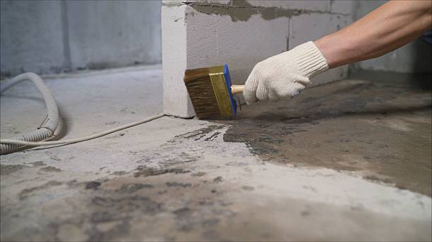SJ Waterproofing Pros Interior Drainage System coverage map for Rutherford, PA and surrounding area